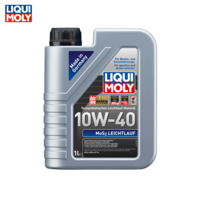 Botella de aceite Liqui Moly 10W-40 Leichtlauf Molibdeno 1Litro